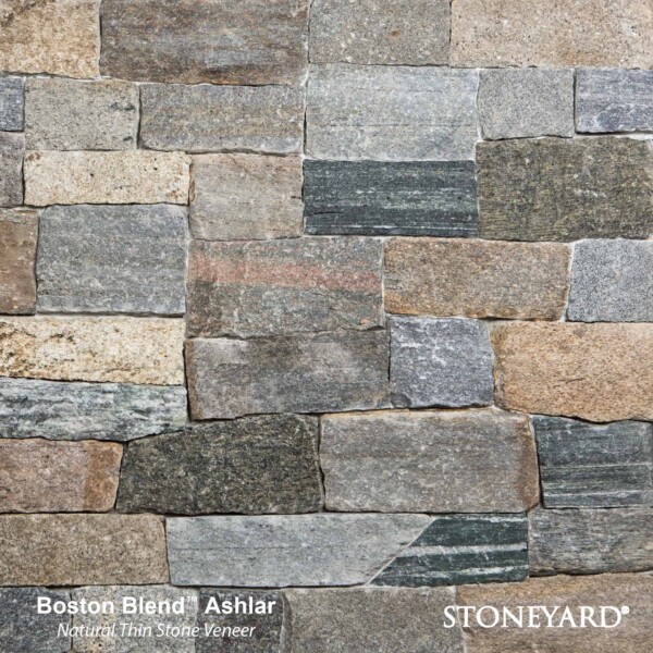 Stoneyard Boston Blend Ashlar Natural Thin Veneer