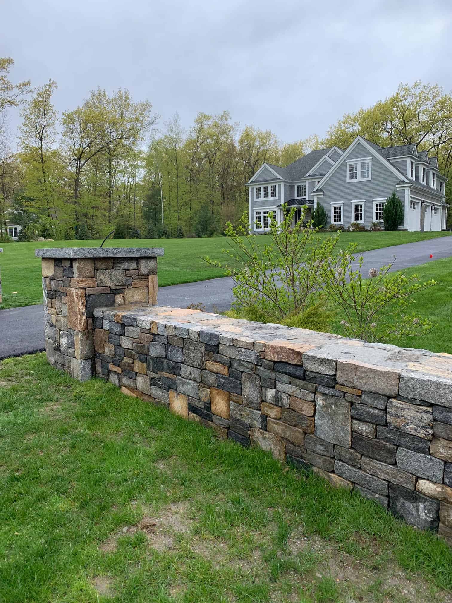 Stoneyard Stone Veneer Boston Blend Stone Wall Eddys Construction Masonry 6 