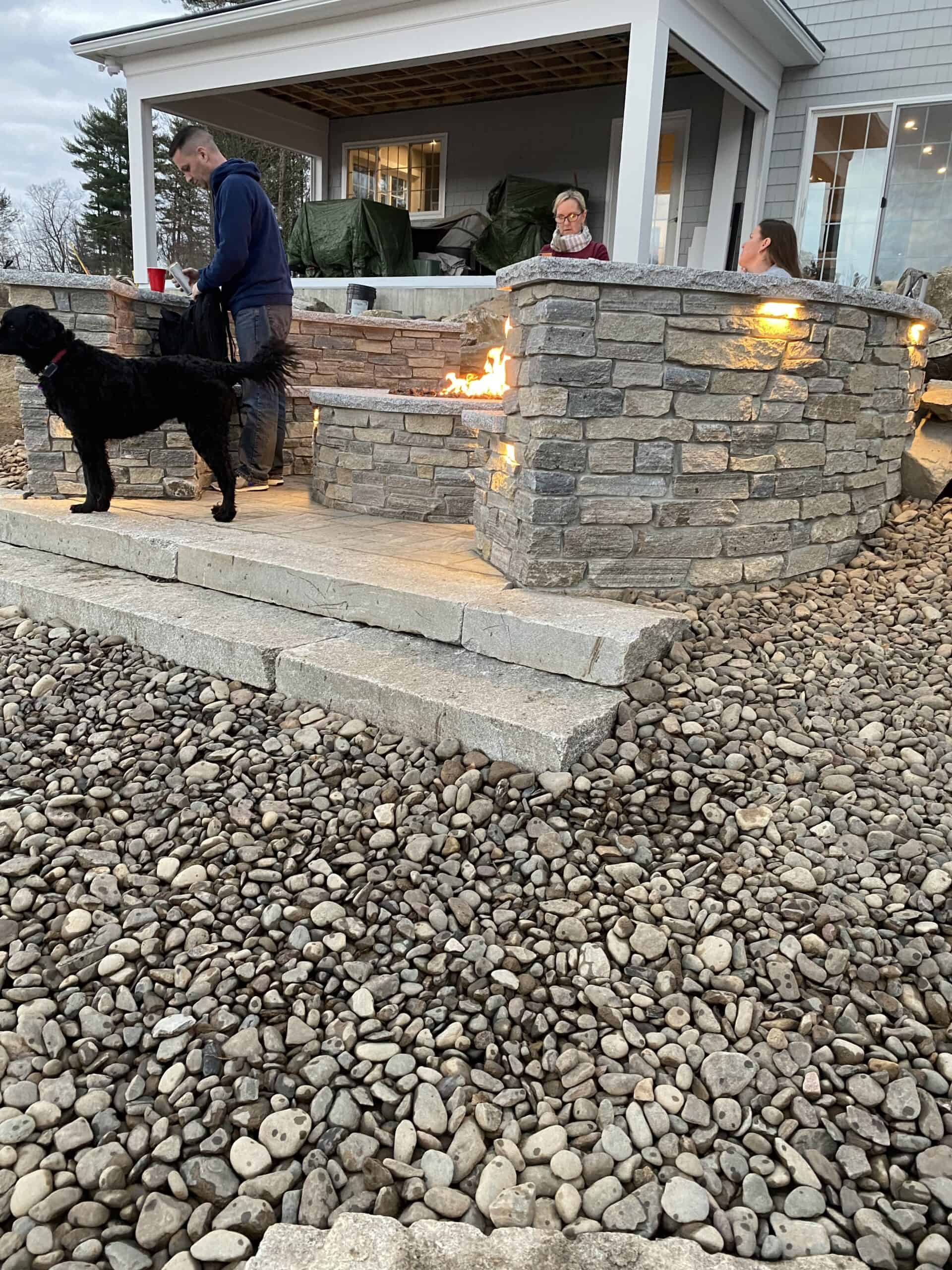 Natural Stone Veneer Fire Pit - Stoneyard®