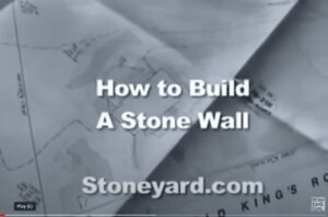 How to build a stone wall