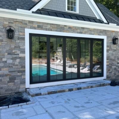 Boston Blend Ashlar Pool House