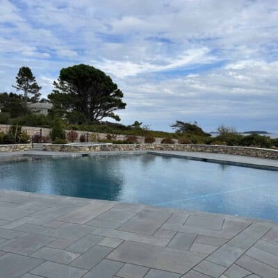 Pool by Hanlon Stone - Boston Blend Round and Ashlar