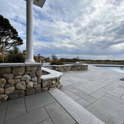 Pool by Hanlon Stone- Boston Blend Round and Ashlar