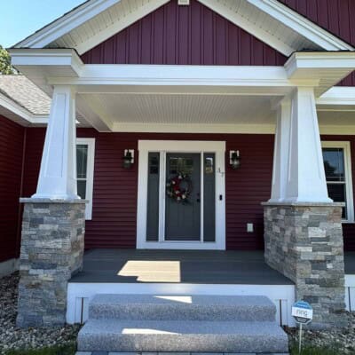 Columns by RDK Construction Boston Blend Ledgestone and Ashlar