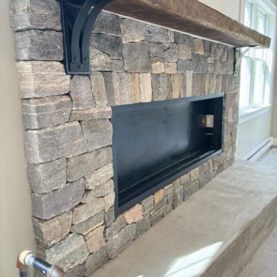 Fireplace by LaRovere Companies- Boston Blend Ledgestone