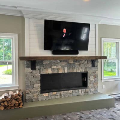 Fireplace by LaRovere Companies- Boston Blend Ledgestone