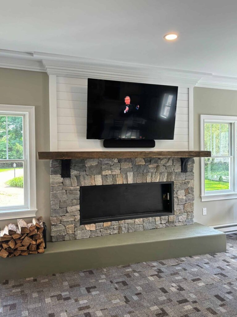 Fireplace by LaRovere Companies- Boston Blend Ledgestone