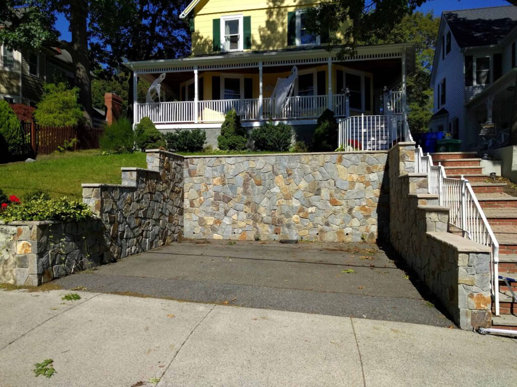 Boston Blend Mosaic Stone Wall