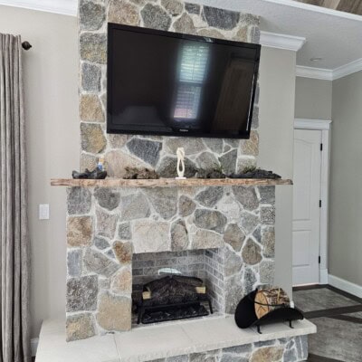 Fireplace in FL Home - Boston Blend Mosaic