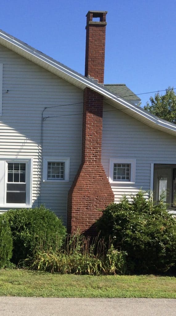 DIY Chimney and Siding by Homeowner - In Progress 