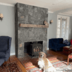 Shadow Mountain Mosaic Fireplace