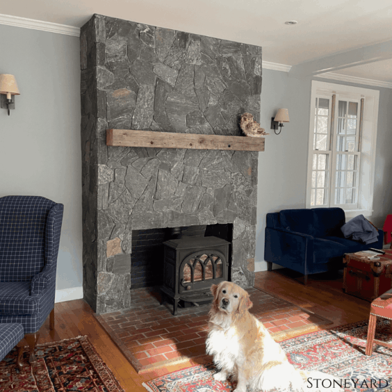 Shadow-Mountain-Mosaic-Fireplace Shadow Mountain Mosaic Fireplace