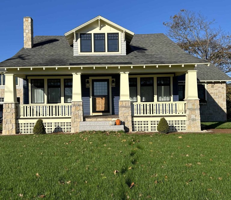 Siding and Chimney - Homeowner DIY - Coastal Sand Square and Rec