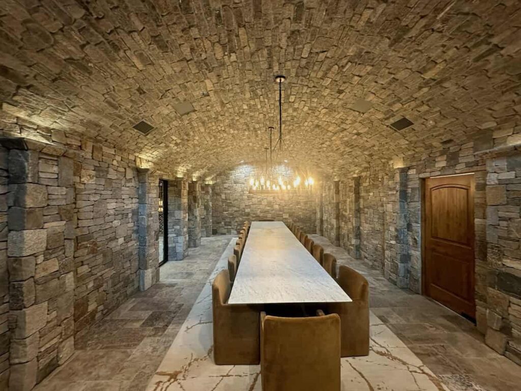 Wine Cellar Inspired by European Caves