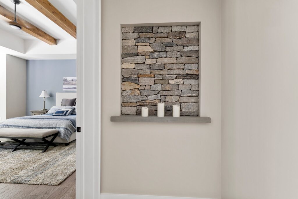 Boston Blend Ledge Accent Wall - Mike Konvika - Renee Scott Photography