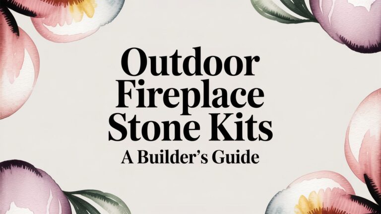 Outdoor Fireplace Stone Kits