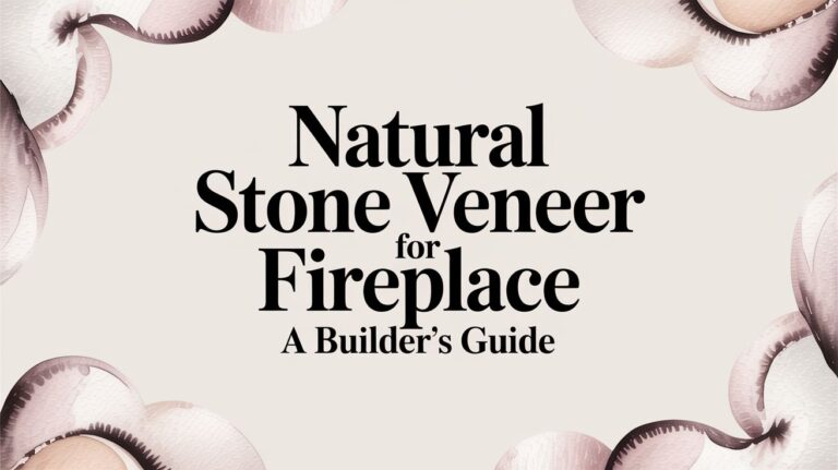 Natural Stone Veneer for Fireplace: A Builder’s Guide
