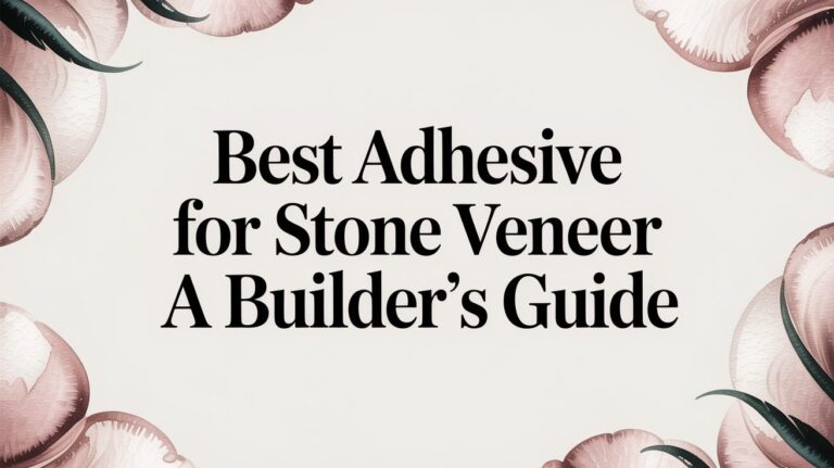 Best Adhesive for Natural Stone Veneer: A Builder’s Guide