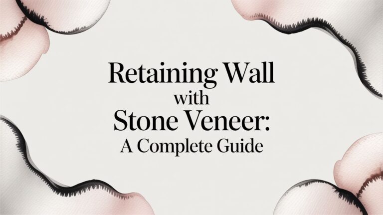 Retaining Wall with Stone Veneer: A Complete Guide