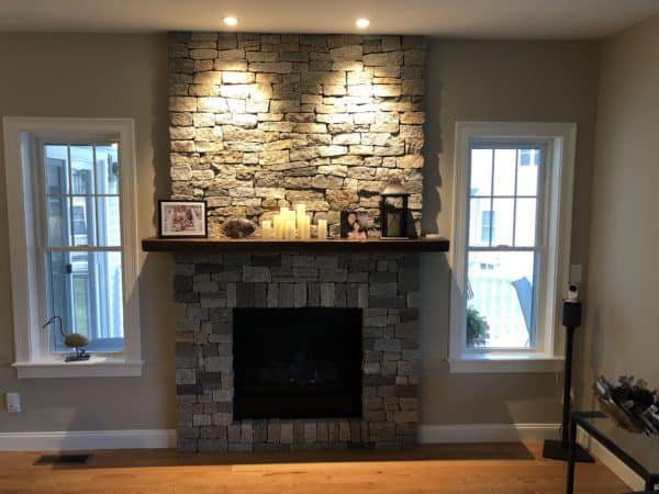 From Gas Insert to Natural Stone Fireplace - Stoneyard®