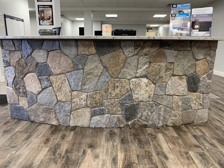 K.T. Fenton Masonry Installs Under-Counter Thin Veneer