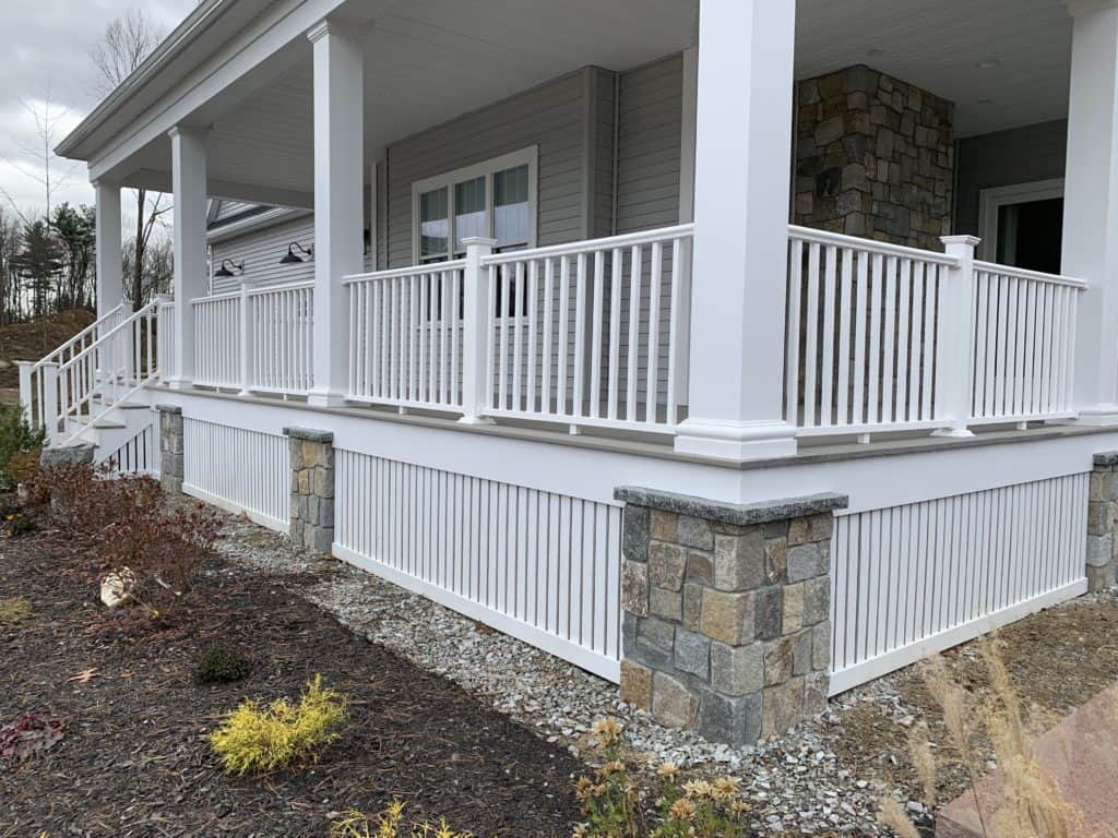 Before/After Cement Foundation to Natural Thin Veneer - Stoneyard®