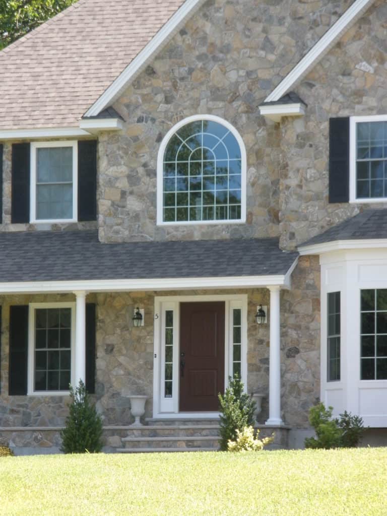 Custom Home Faced With Mixed Stone Blend - Stoneyard®